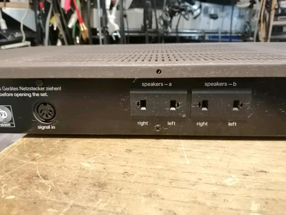 SIEMENS RE777 Stereo Power Amplifier /Verstärker, guter Zustand!!