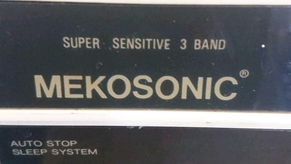 MEKOSONIC MK303 Radio-Doppelcassetten-Recorder, etwas DEFEKT!!