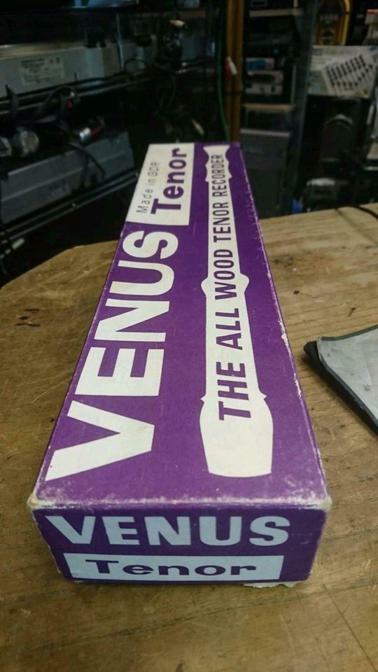 VENUS Tenor, Holz-Flöte, made in GDR, mit Originalkarton