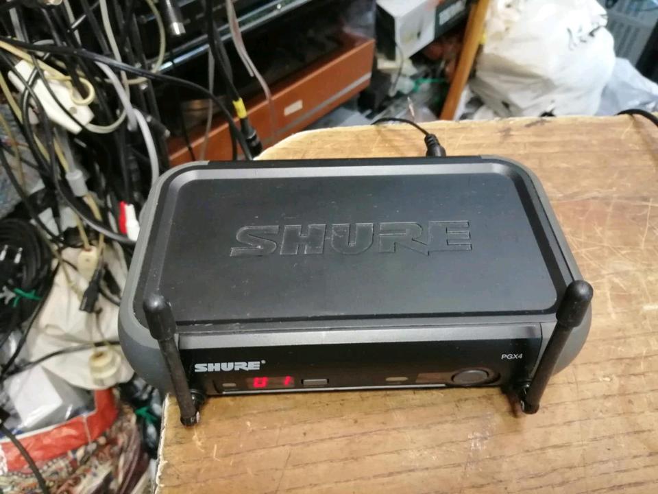 SHURE PGX4 Receiver mit Original-Adapter, OHNE Mikrofon!!!