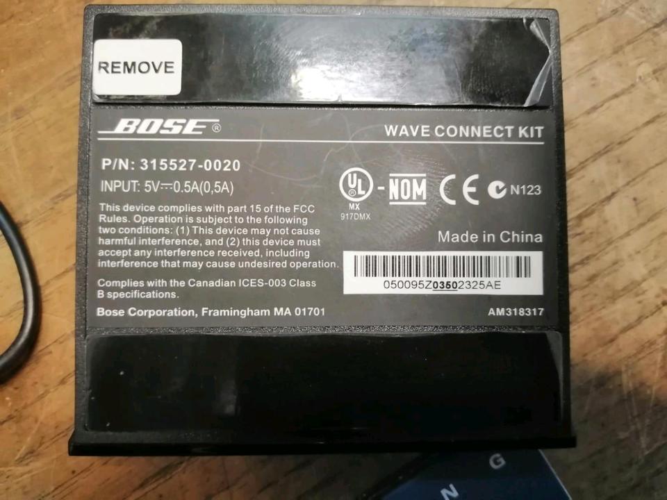 BOSE Wave Connect Kit fur Ipod Dokingstation + Zubehör!