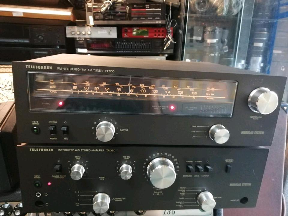 TELEFUNKEN TA-350 Verstärker + TELEFUNKEN TT350 guter Zustand!!!