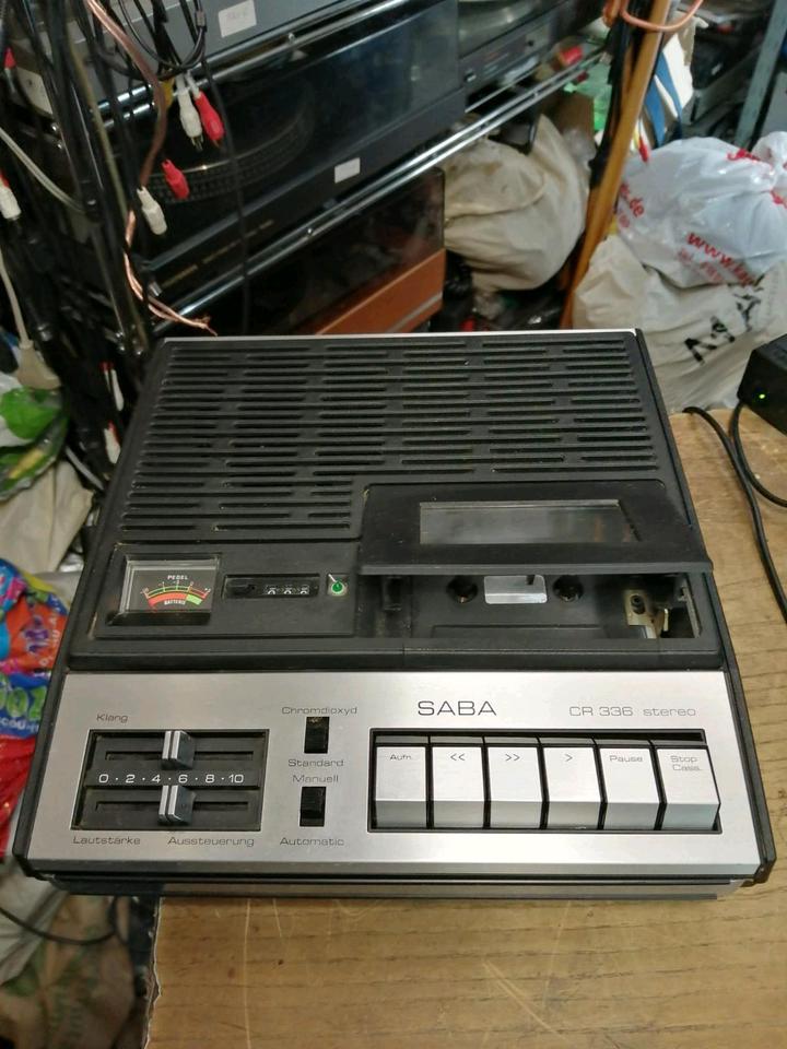 SABA CR 336 Stereo Cassetten-Recorder, guter Zustand!!