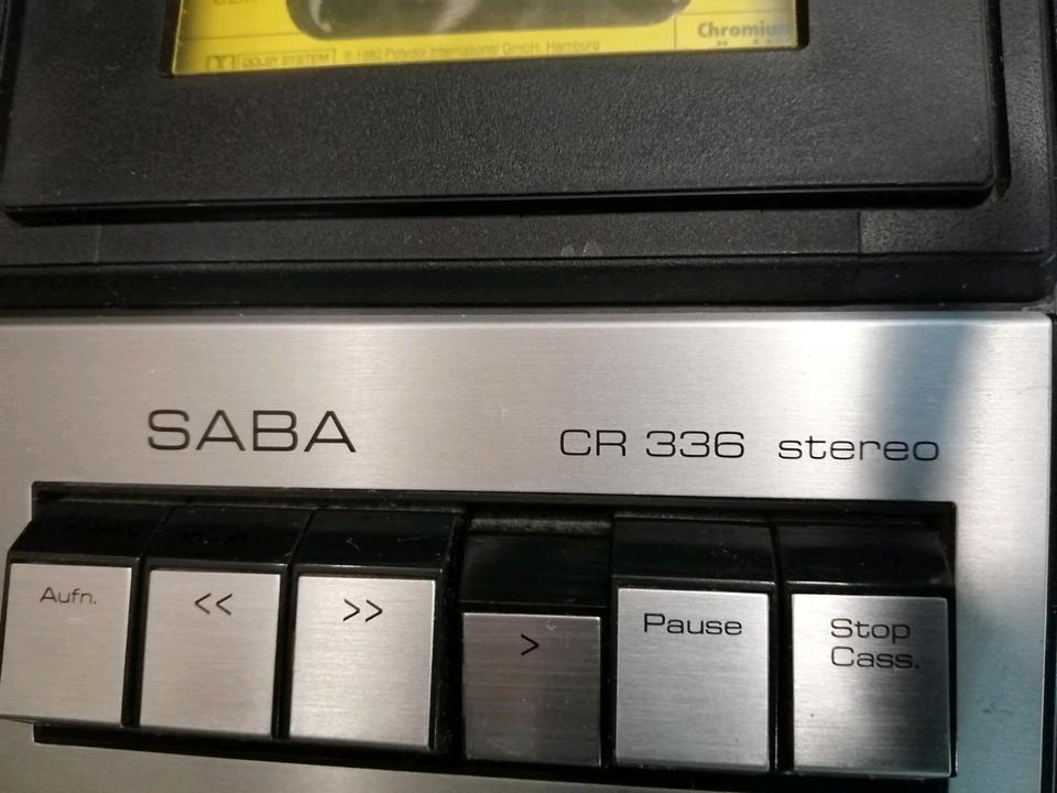 SABA CR 336 Stereo Cassetten-Recorder, guter Zustand!!