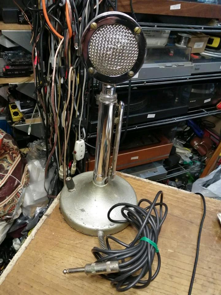 ASTATIC D-104, Tischmikrofon, 6,3 mm Klinkestecker!!