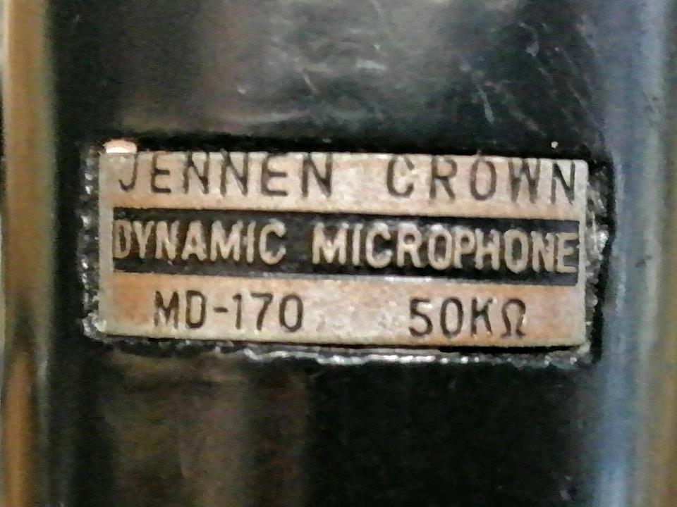 JENSEN GROWN MD-170, Dynamisches Mikrofon, mit 3poligen Stecker!!