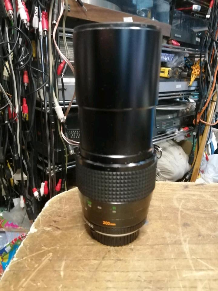 MINOLTA Tele Rokkor-QF 200 mm, Objektiv für MINOLTA MD Bajonett!!