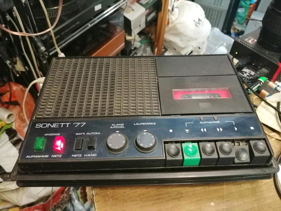RFT SONETT'77, Cassetten-Recorder, guter Zustand!!