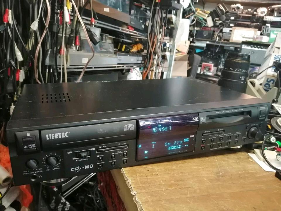 LIFETEC LT8964, CD-Player/MD-Recorder, 2in1, guter Zustand!!!