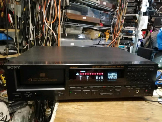 SONY CDP-C910, 10fach-Wechsler-CD-Player, guter Zustand!!!