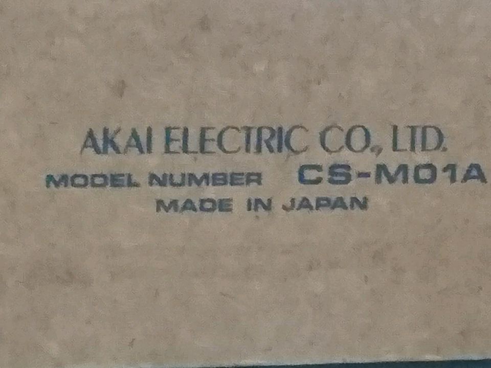AKAI Model CS-MO1A, Stereo Cassetten-Deck