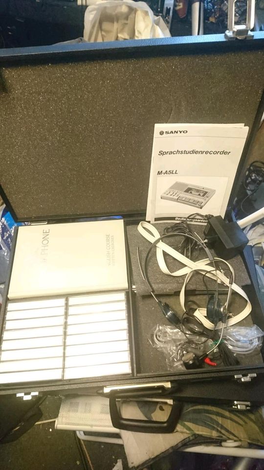 SANYO M-A5LL, Sprachstudienrecorder mit Zubehör!!