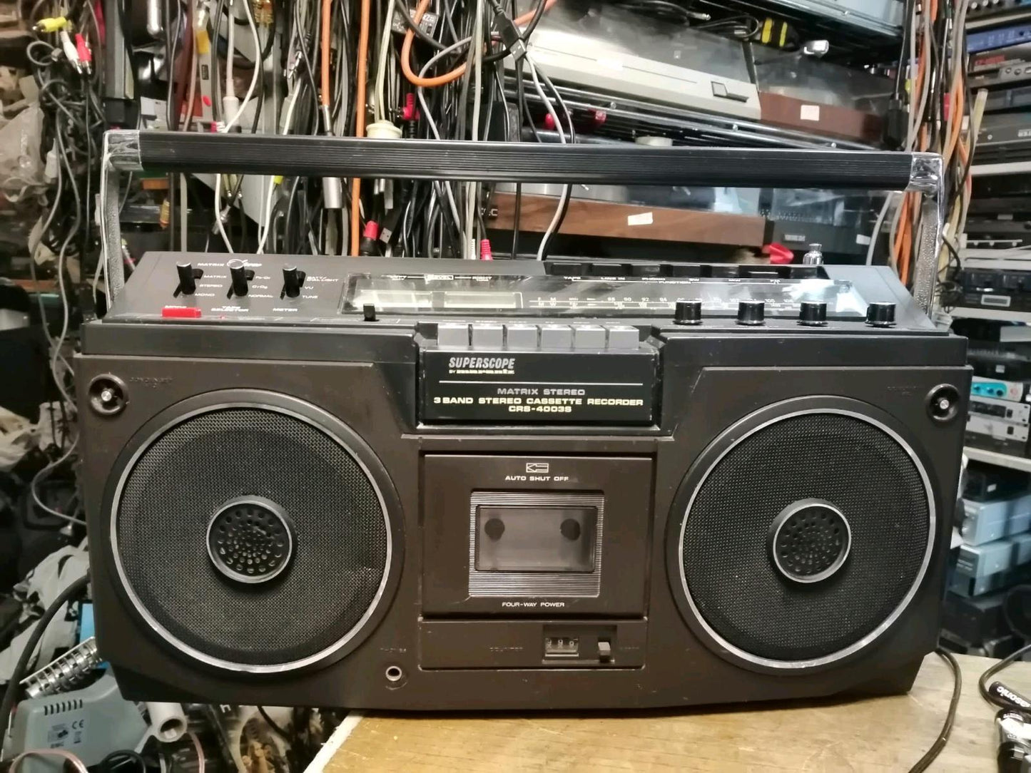 SUPERSCOPE by MARANTZ CRS-4003S, 3 BAND Cassetten-Recorder