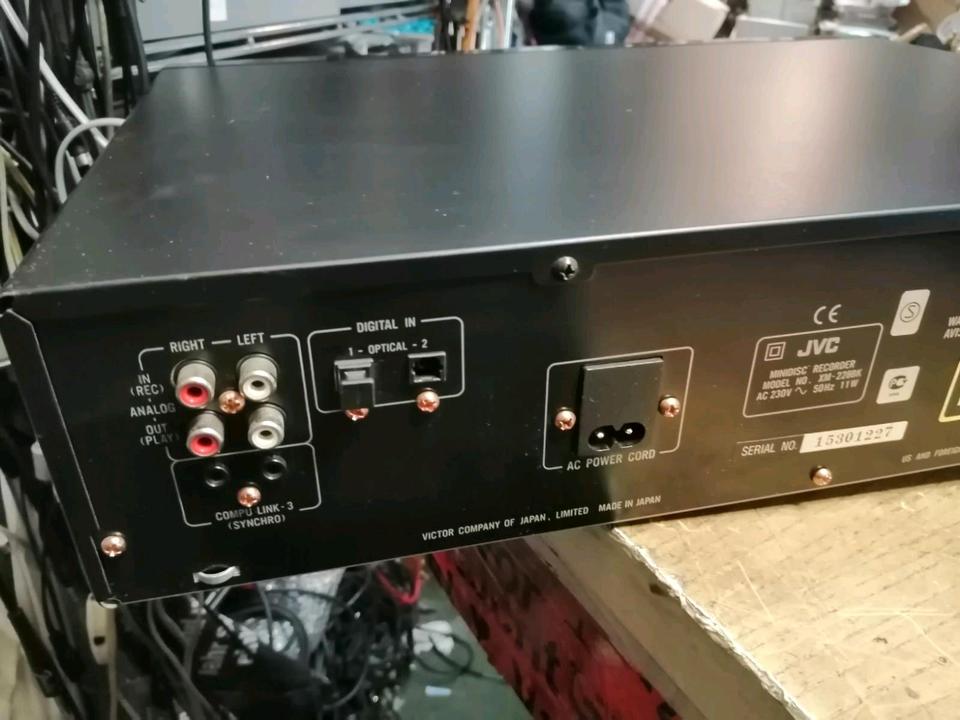 JVC XM-228BK, Minidisc-Recorder OHNE Fernbedienung!!!