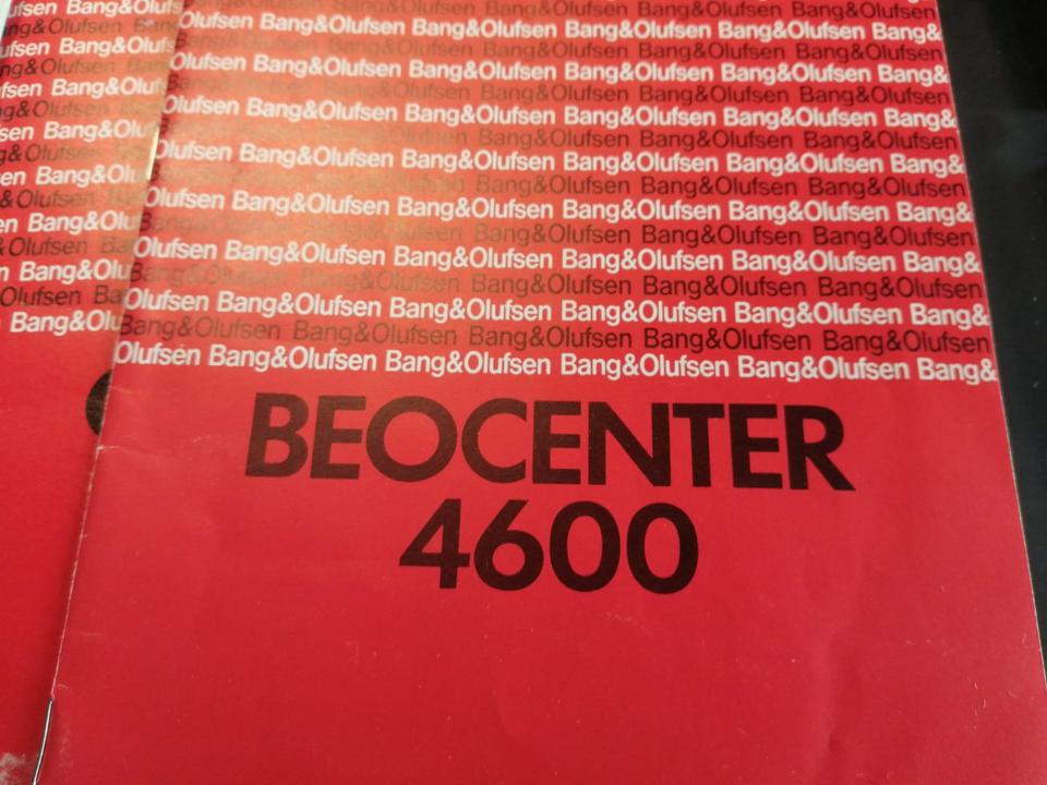 BANG & OLUFSEN BEOCENTER 4600, Anlage OHNE Boxen!!