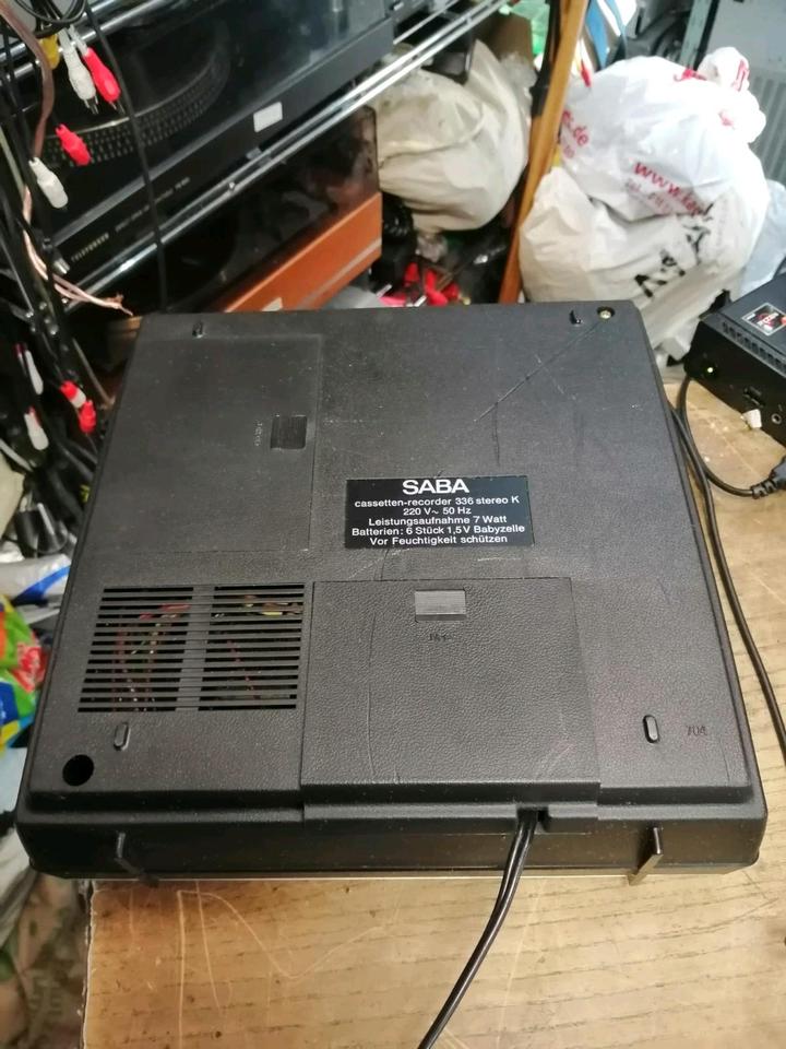 SABA CR 336 Stereo Cassetten-Recorder, guter Zustand!!