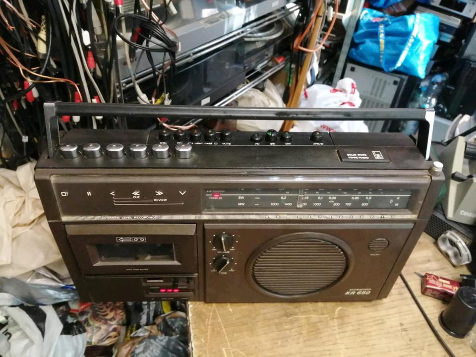 RFT STERACORD KR650, Radio-Cassetten-Recorder, etwas DEFEKT!!!