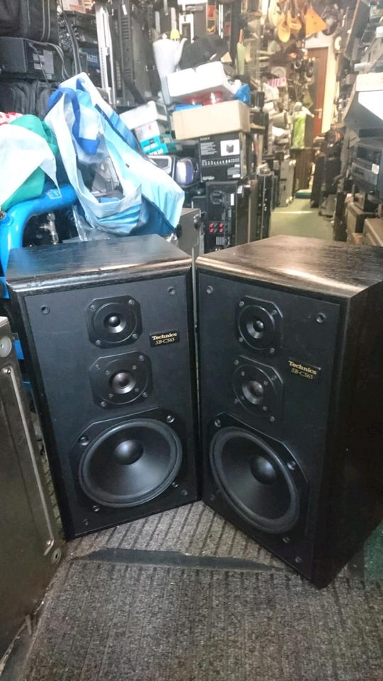2 TECHNICS SB-CS65, 3 Way Speaker System, OHNE Schutzgitter!! 120 € VB Versand möglich