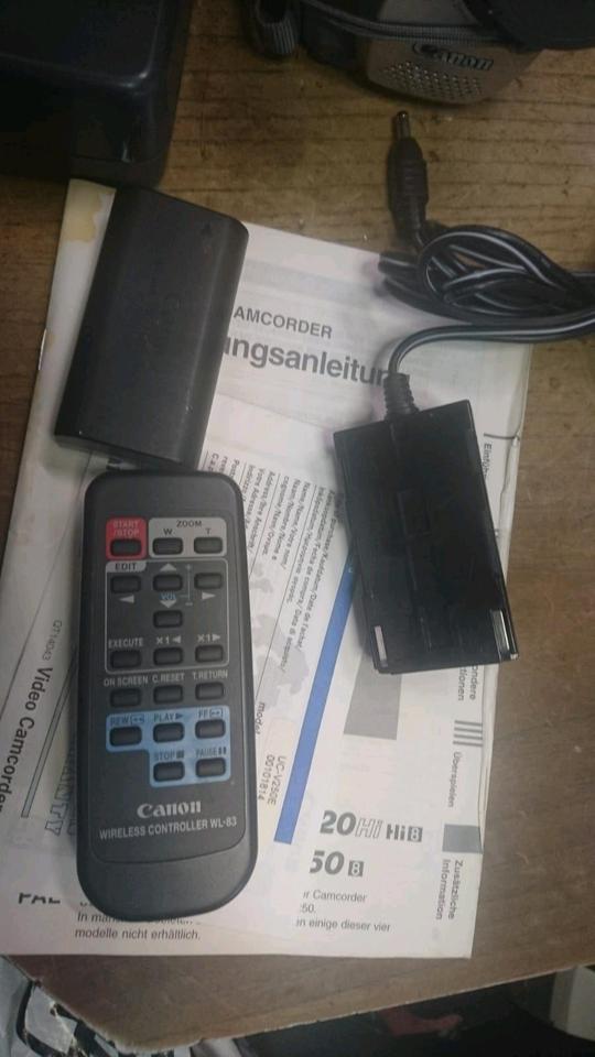 CANON V65 HiE, Videocamera Hi8 und Video 8, mit Zubehör!!