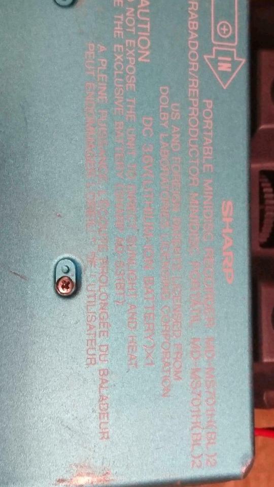 SHARP MD MS701H, MD-Recorder, OHNE Zubehör!!