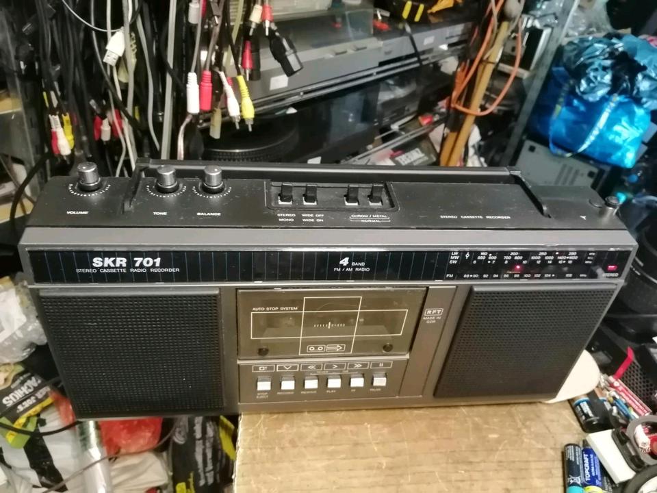 RFT SKR 701, Radio-Cassetten-Recorder, etwas DEFEKT!!!