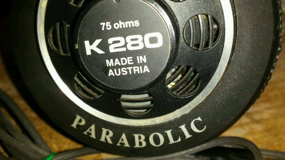 AKG K280 PARABOLIC; Kopfhörer, 75 Ohm