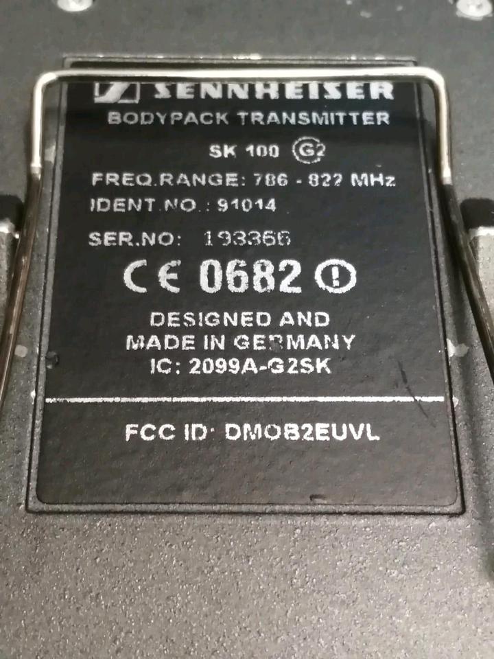 SENNHEISER eW100 G2, 2 BODYPACK Transmitter!!!