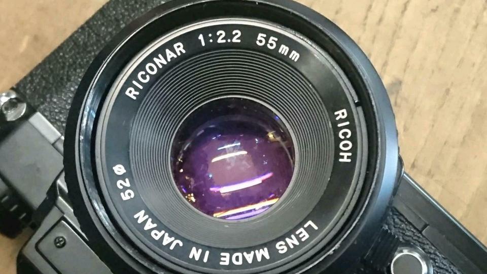RICOH KR-5 Analog-Camera + RICONAR Objektiv