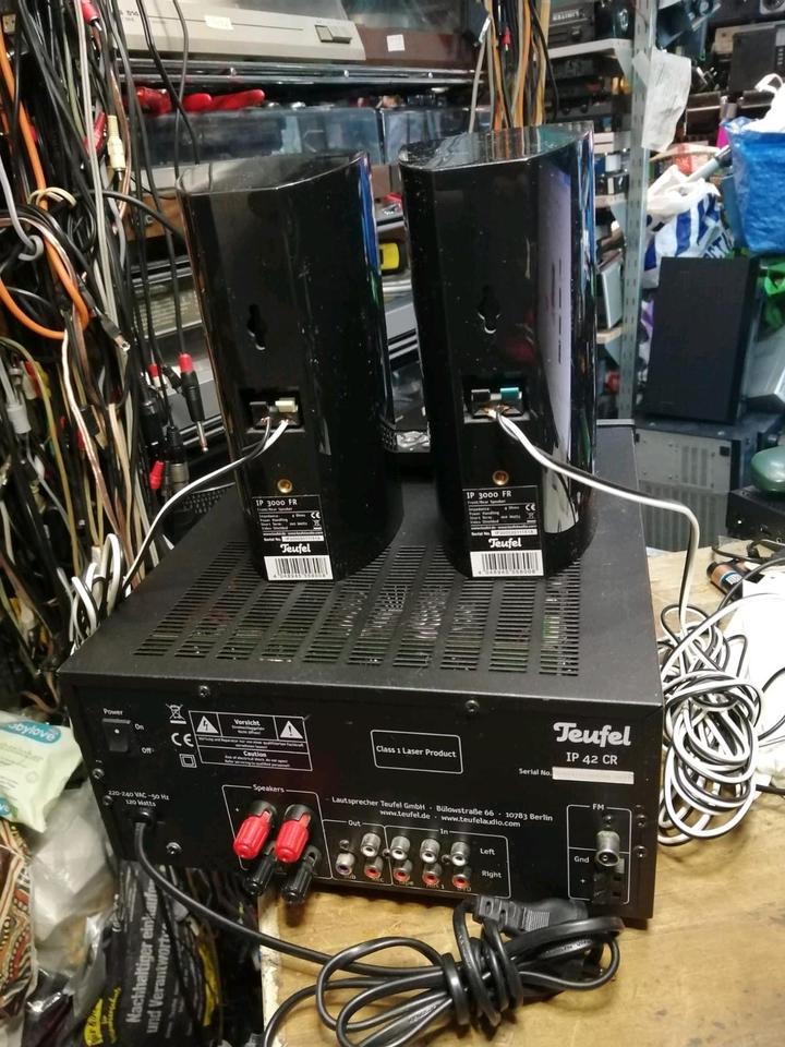 TEUFEL IP 42 CR - Receiver/Tuner/CD-Player + IP 3000 FR, 2 Boxen!