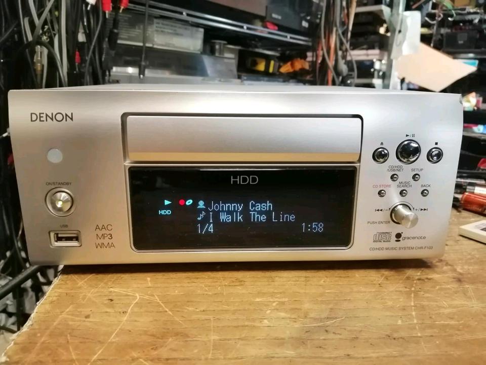 DENON CHR-F103 CD HDD Musik System!!