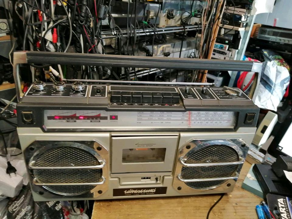 ULTRASOUND ERST-980, Radio-Cassetten-Recorder, guter Zustand!!!