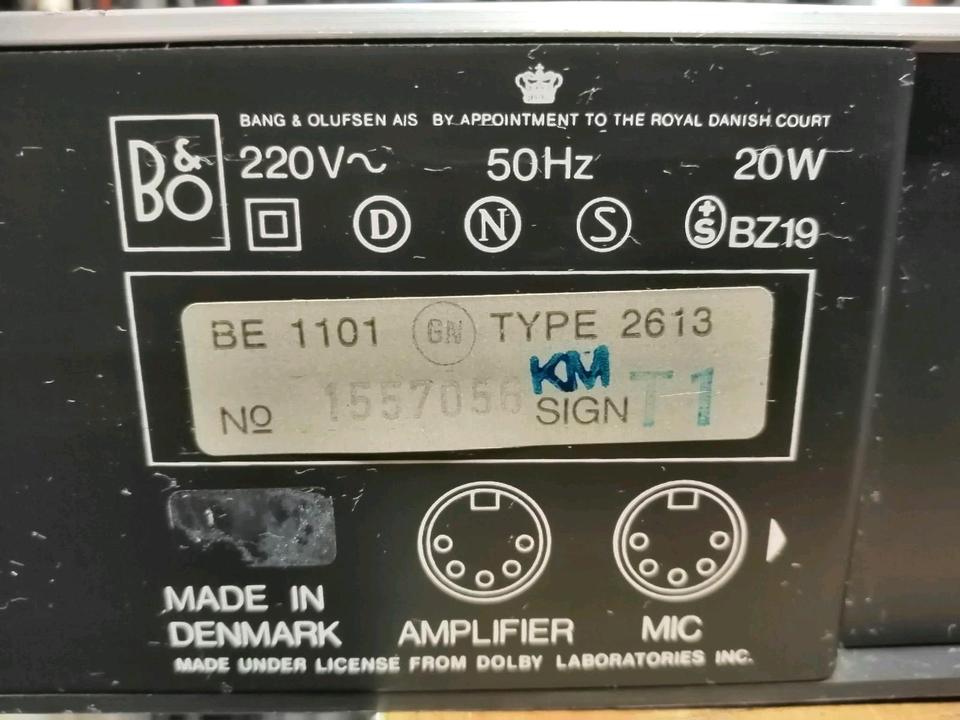 BANG & OLUFSEN BEOCORD 1101, Cassetten-Recorder, guter Zustand!!!
