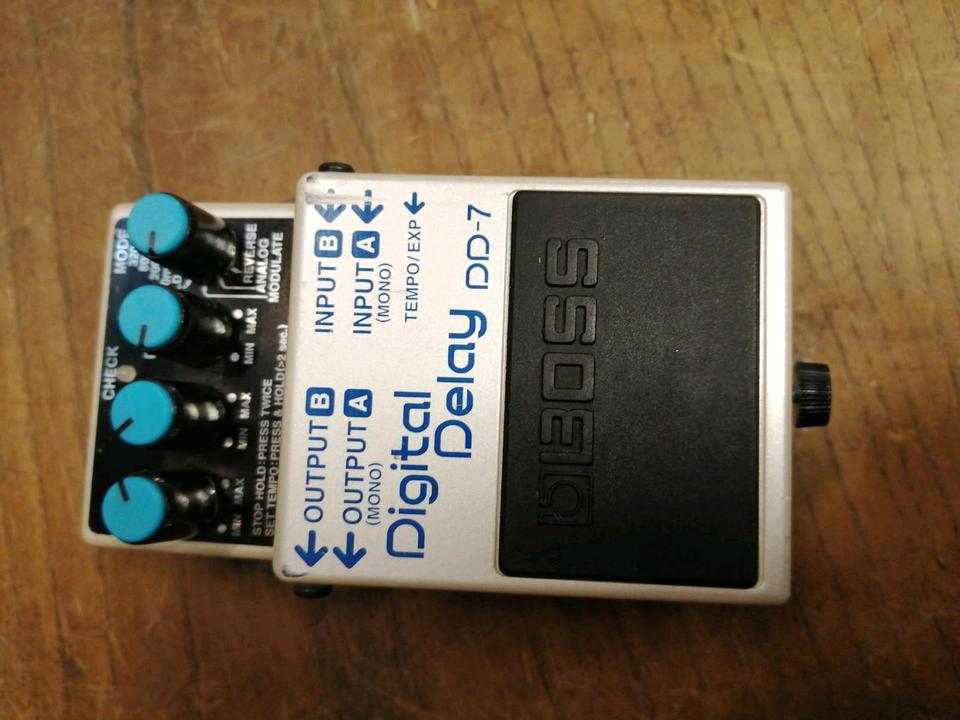 BOSS Digital Delay DD7, Effekt-Gerät, OHNE Adapter!!