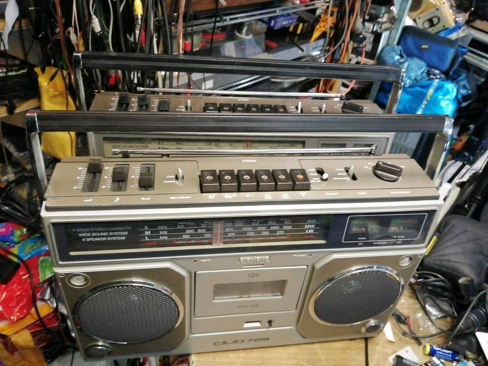 SIEMENS CLUB 722 +SIEMENS CLUB 728, Radio-Cassetten-Recorder!!!