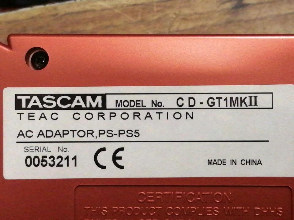 TASCAM CD-GT1MKII, CD-Player kompakt, guter Zustand!!!
