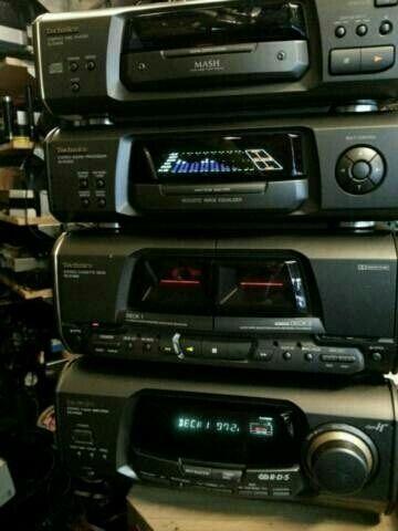 TECHNICS Stereo Anlage: Tuner, CD, Cassette, Processor, toll!