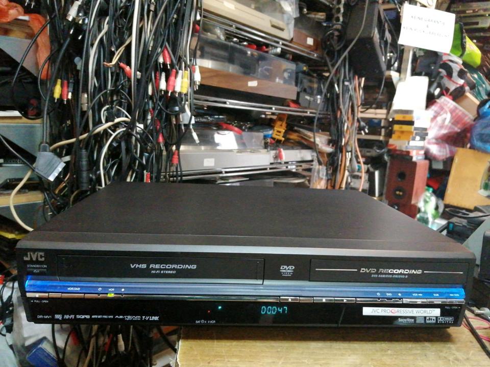JVC DR-MV1BE, DVD-Recorder + VHS-Videorecorder!!