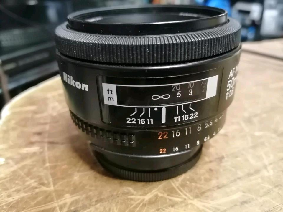 NIKON AF NIKKOR 50 mm, 1:1.8, Objektiv, guter Zustand!!!