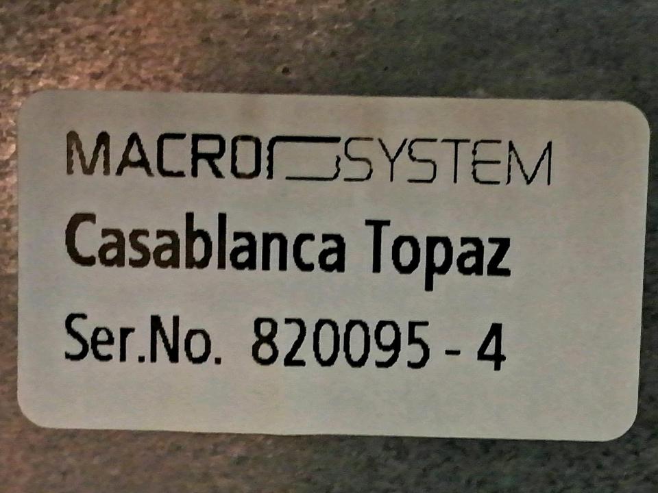 MACRO SYSTEM "Casablanca Topaz" mit Original-Adapter!!