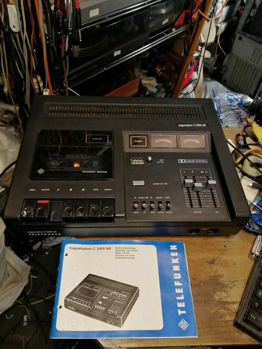 TELEFUNKEN C2400 hifi, Cassetten-Recorder mit Beschreibung!!!