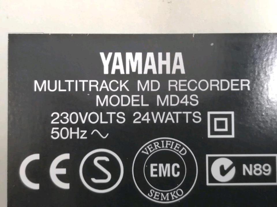 YAMAHA MD4S Multitrack MD Recorder/Mixer mit Minidisc!