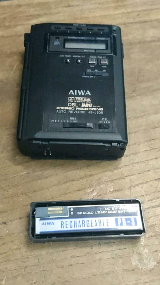 AIWA HS-J 505, Walkman OHNE Zubehör, DEFEKT!!