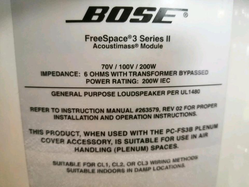 BOSE FreeSpace 3 Series II, 1 Lautsprecher, guter Zustand!!