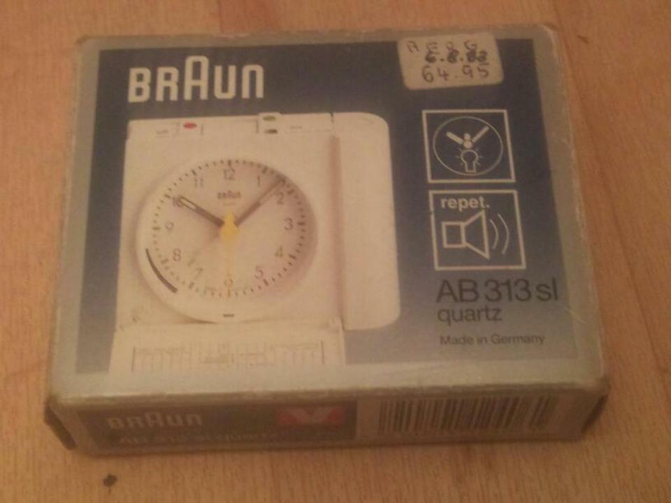 Quartz-Uhr BRAUN AB 313 sl, NEU & OVP!!