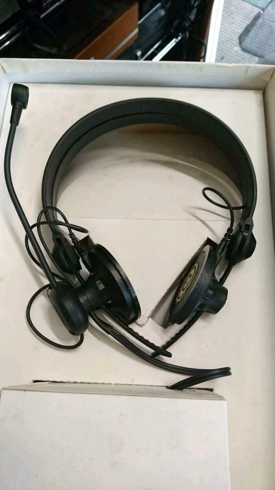 SENNHEISER HME 1019, Kopfhörer mit Mikrofon, alter Stecker