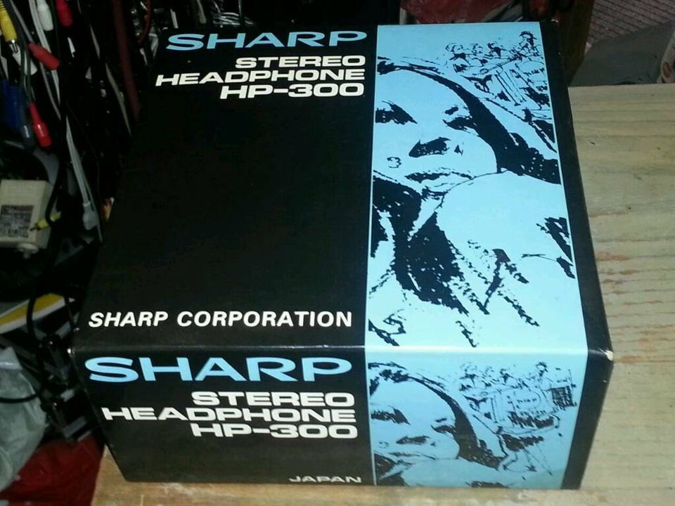 SHARP HP-300 Stereo Headphone/Kopfhörer; NEU&OVP!