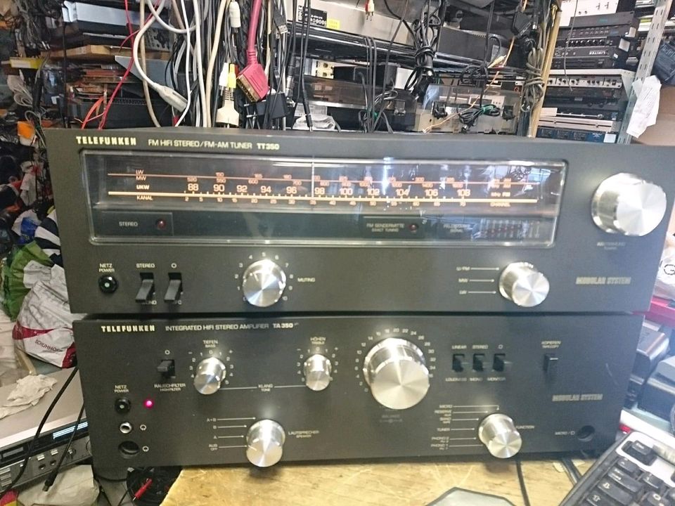 TELEFUNKEN TA350 Amplifier + TT350 Tuner, guter Zustand!