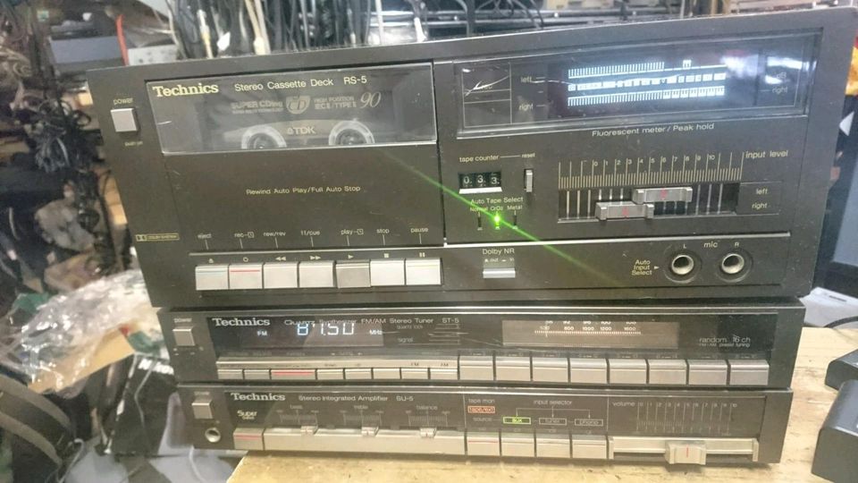 TECHNICS Stereo-Anlage: SU-5, ST-5 Tuner, RS-5