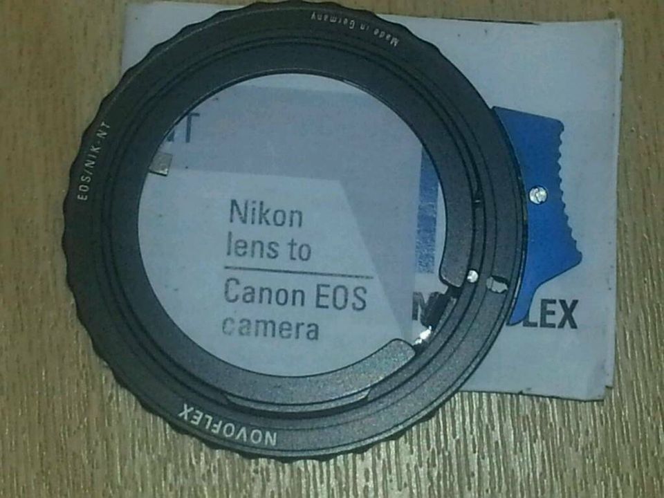 NOVOFLEX Adapter für CANON/NIKON, NEU & OVP!