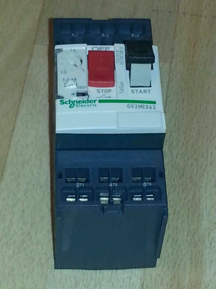 2x SCHNEIDER Electric GV2ME063,Motorschutzschalter, NEU & OVP!